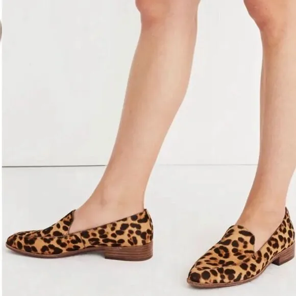 Madewell Frances Leopard Print Loafers