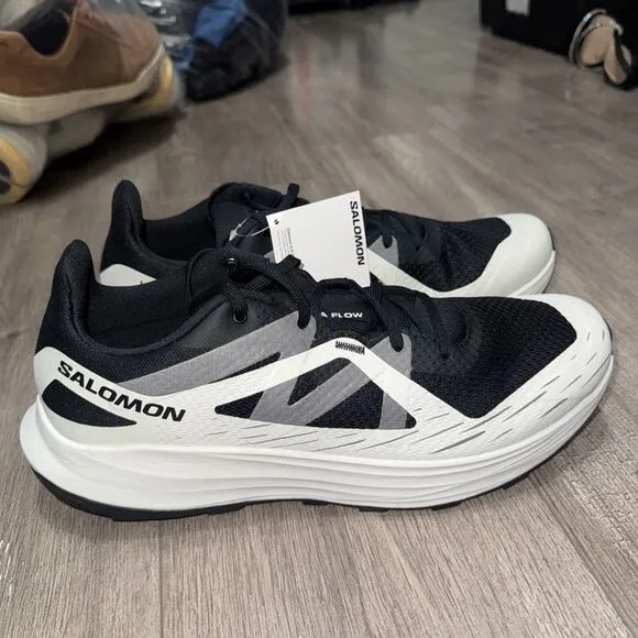 Man's Sneakers &amp; Athletic Shoes Salomon Ultra Flow Size 12 Black White Outdoor