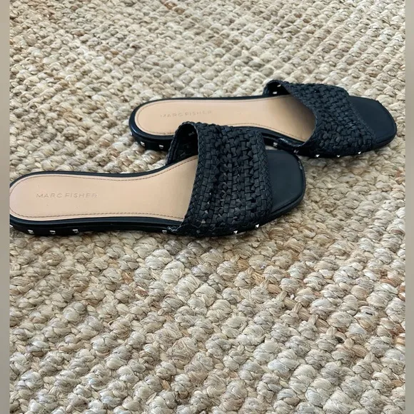MARC FISHER Jeremy Slide Sandals SIZE 9.5
