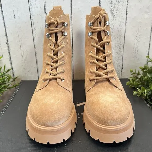 Marc Fisher LTD Women's Lucien Lace Up Boots Size 8