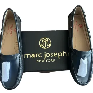 Marc Joseph Black Loafers Classic Flats