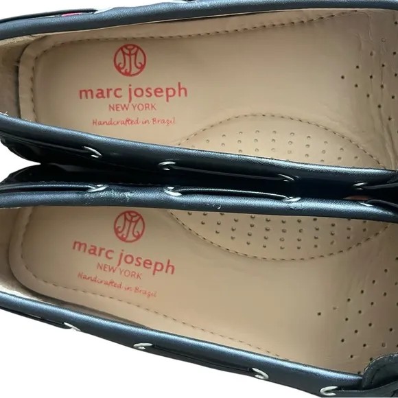 Marc Joseph Black Loafers Classic Flats