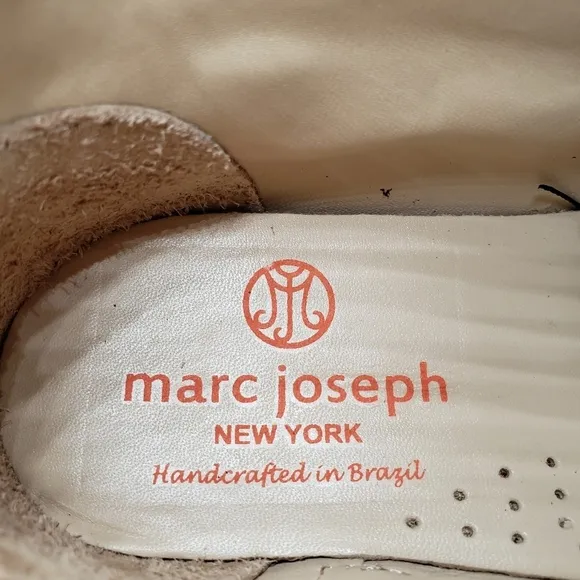 Marc Joseph | NIB Lincoln Bootie Red Nubuck Leather Lace Up Boots Boy's 11