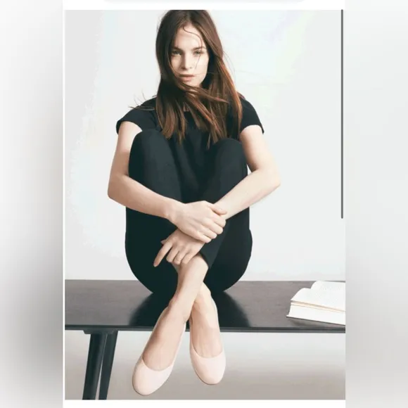 Margaux Classic Round Toe Ballet Flats | Size 36