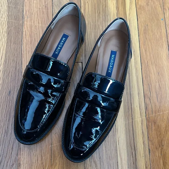 Margaux The Andie Loafer in Black Patent Leather Size 36.5