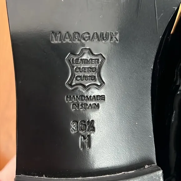 Margaux The Andie Loafer in Black Patent Leather Size 36.5