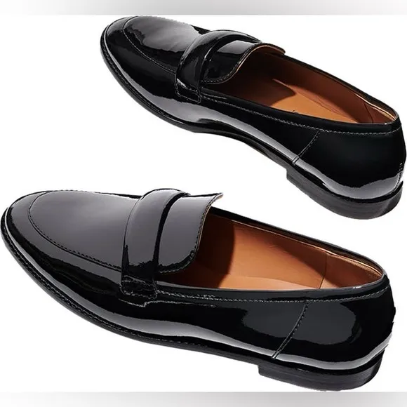 Margaux The Andie Loafer in Black Patent Leather Size 36.5