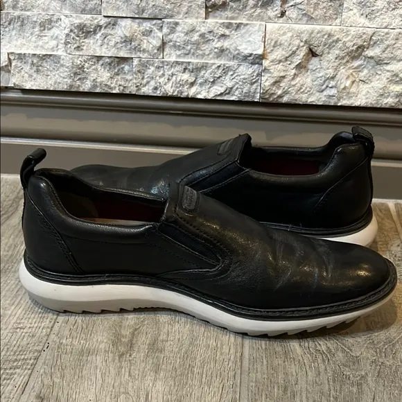 Mark Nason Black Slip-On Leather Loafers size 9 1/2