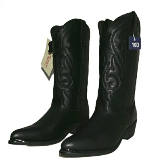 Masterson Cowboy Boots Mens Black Western Boots Cowboy Boots Mens Size 10