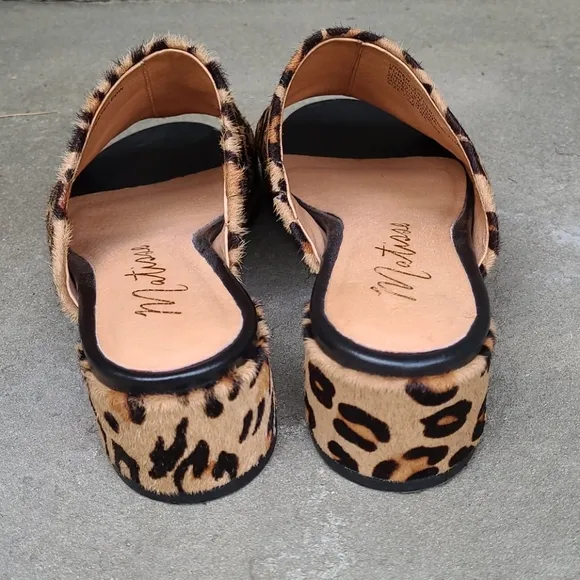 Matisse leopard mule slide sandals