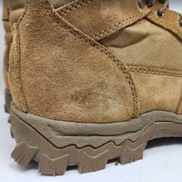 Men's 11.5W Rocky 8&quot; Alpha Force composite toe duty boot Coyote Brown RKD0059