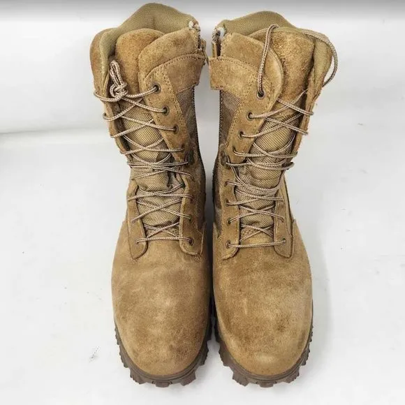 Men's 11.5W Rocky 8&quot; Alpha Force composite toe duty boot Coyote Brown RKD0059