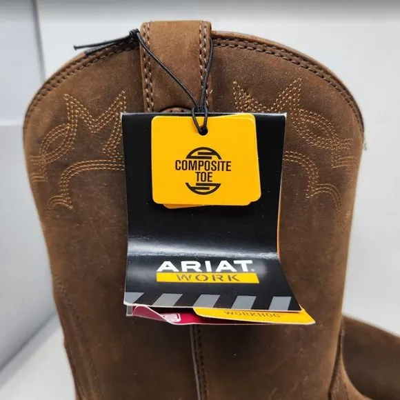 Men's 12 Ariat WorkHog Wellington H20 Comp Toe western work boots 10020092