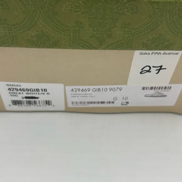 Men’s Gucci slide sandals . Size 10