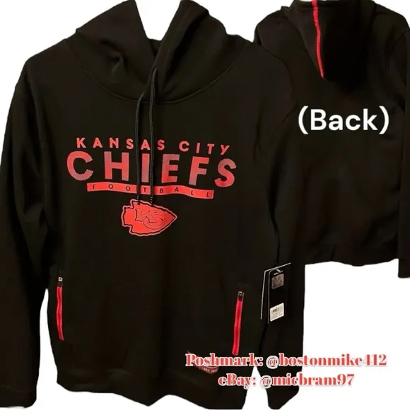 Men’s Kansas City Chiefs Hoodie MDKansas City Chiefs Sweatshirt NFL KC Chiefs
