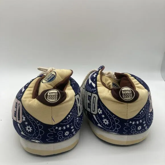 Mens Sie 9/11 Puffy Slippers Casual Comfort Slip On Lace Up Travs Scott Slides