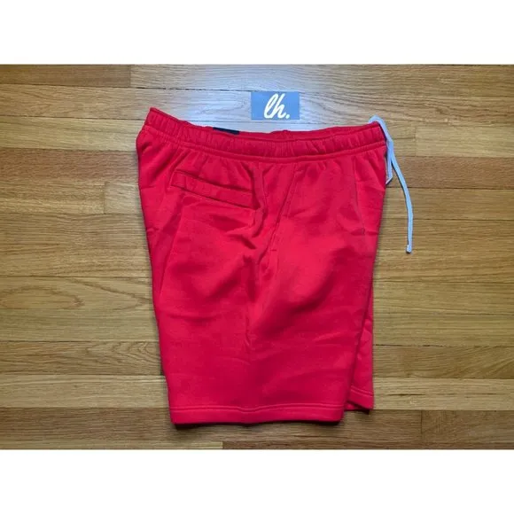 Mens XXL Nike Sportswear Graphic Club Red Athletic Fleece Shorts BV2127-658