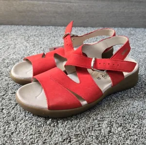 Mephisto Eva Scarlet Women's Red Sandals NEW size EU 37 (US 6.5-7)