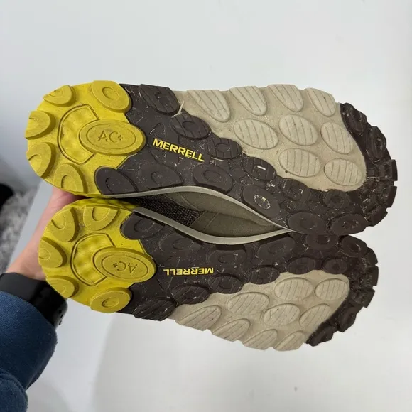 Merrell Air Cushion Green Sneakers Trail Hiking Shoes Outdoor