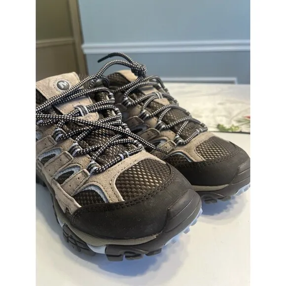 Merrell Moab 2 Ventilator Hiking Shoes Sneakers Wm Sz 9 Leather Mesh Upper
