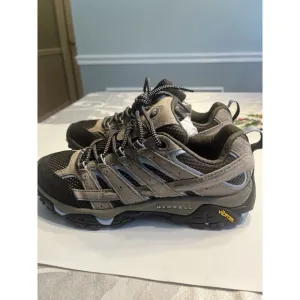Merrell Moab 2 Ventilator Hiking Shoes Sneakers Wm Sz 9 Leather Mesh Upper