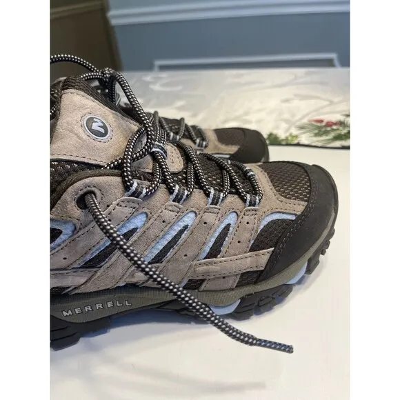 Merrell Moab 2 Ventilator Hiking Shoes Sneakers Wm Sz 9 Leather Mesh Upper