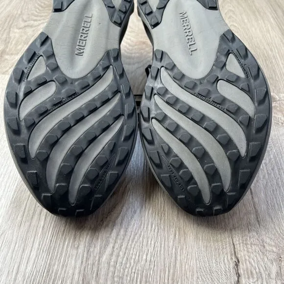 Merrell Morphlite Mens 12 Black Outdoor Trail Running Shoes Sneakers J068063