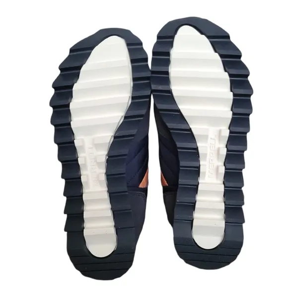 Merrell Retro Navy Alpine Moc Strap Polar Slip On Sneakers sz 9