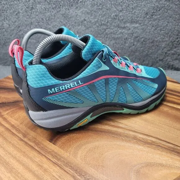 Merrell Siren Edge 3 Blue Womens Size 9 Hiking Shoes J3551 Outdoors Sneakers