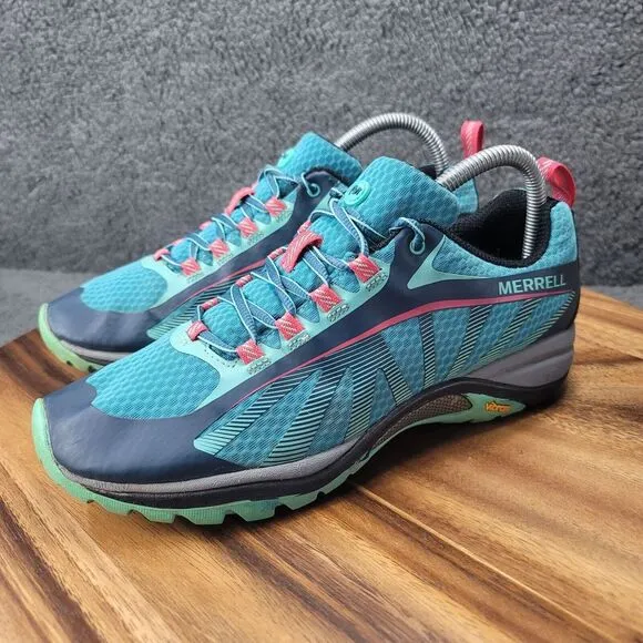 Merrell Siren Edge 3 Blue Womens Size 9 Hiking Shoes J3551 Outdoors Sneakers