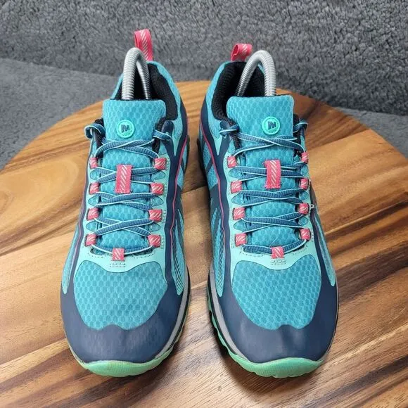 Merrell Siren Edge 3 Blue Womens Size 9 Hiking Shoes J3551 Outdoors Sneakers