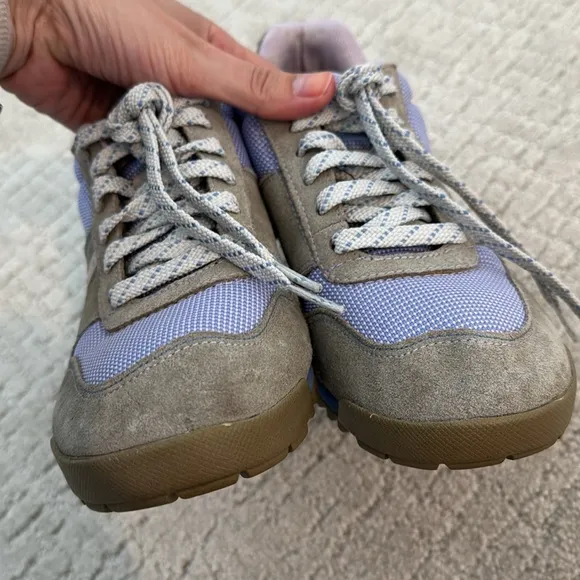 Merrell Solo Origins Brindle Orchid Pig Suede Lace Hiking Womens Sneakers