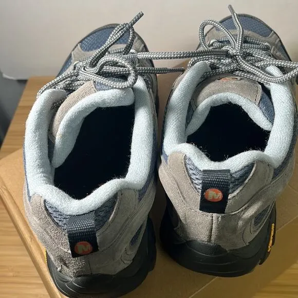 Merrell W 11 Smoke Gray Blue Hiking Sneakers