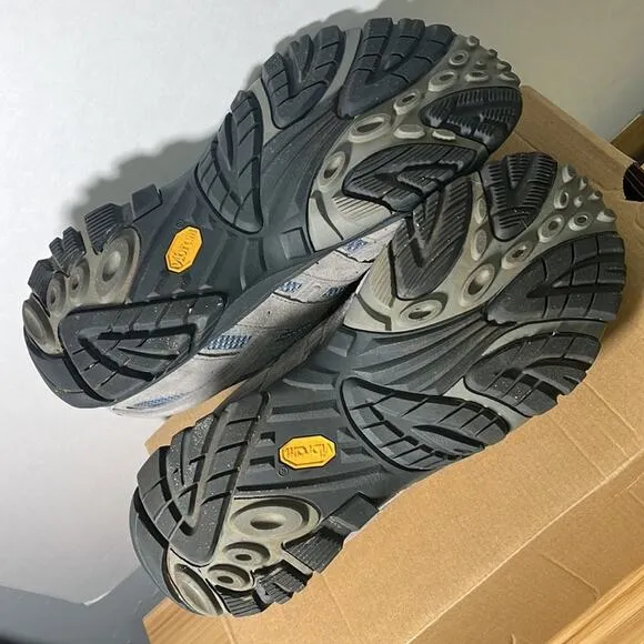Merrell W 11 Smoke Gray Blue Hiking Sneakers