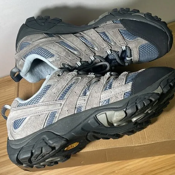 Merrell W 11 Smoke Gray Blue Hiking Sneakers