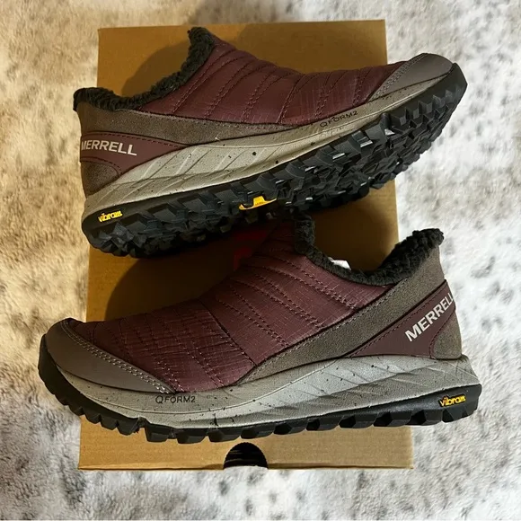 Merrell Women’s Antora Sneaker Moc Maroon Sz 5.5 / 35.5