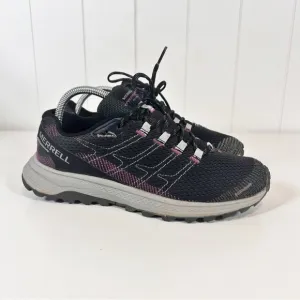Merrell Women's Fly Strike Trail Runner Sneakers Size 9 Lightweight Black