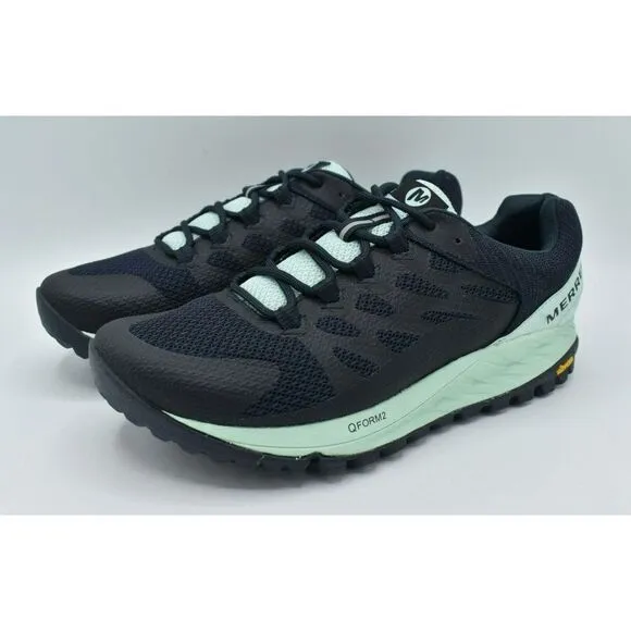 Merrell Womens Size 7.5 Antora 2 Navy Jade Outdoor Trail Sneakers Shoes J066844