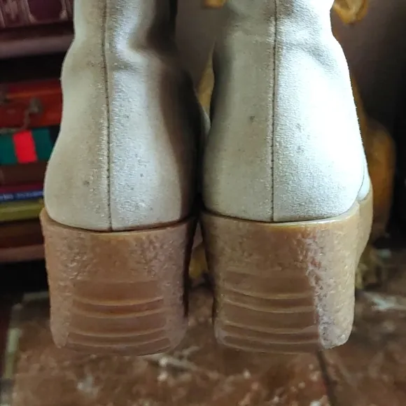Michael Kors Lace Up Wedge Boots Size 6.5