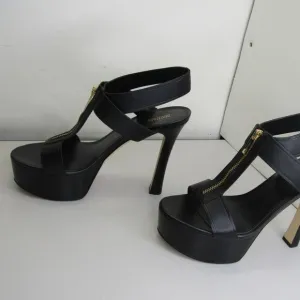 Michael Kors Womens Berkley Sandals Platform Front Zipper Ankle Strap Size 10