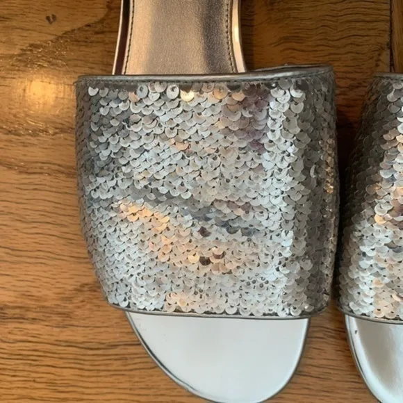 Michael Michael Kors Shelly Sequined Slide Sandals