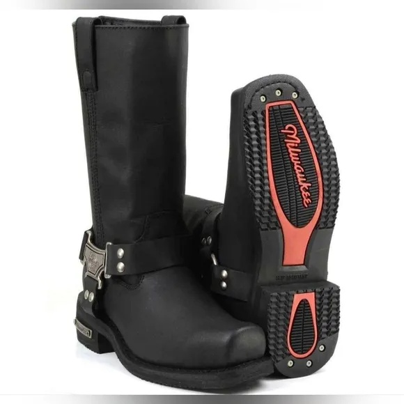 Milwaukee Motorcycle Clothing Company | MB410 | Men's Classic Harness Boot |