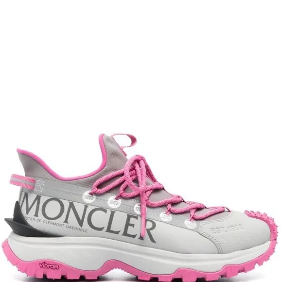 Moncler Trailgrip Lite2 Sneakers Grey Pink Women’s Size EU 39/US 9