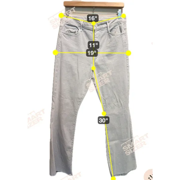 MOTHER The Weekender Sneak Ballad Blue High-Rise Flare Jeans Size 31 X 30