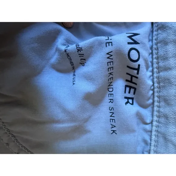 MOTHER The Weekender Sneak Ballad Blue High-Rise Flare Jeans Size 31 X 30