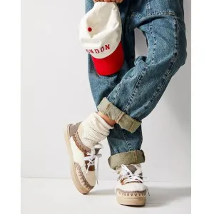 Mou Ava Shearling Sneakers - New Size US 8.5 (EU39)
