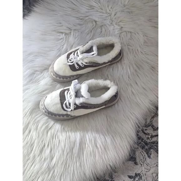 Mou Ava Shearling Sneakers - New Size US 8.5 (EU39)