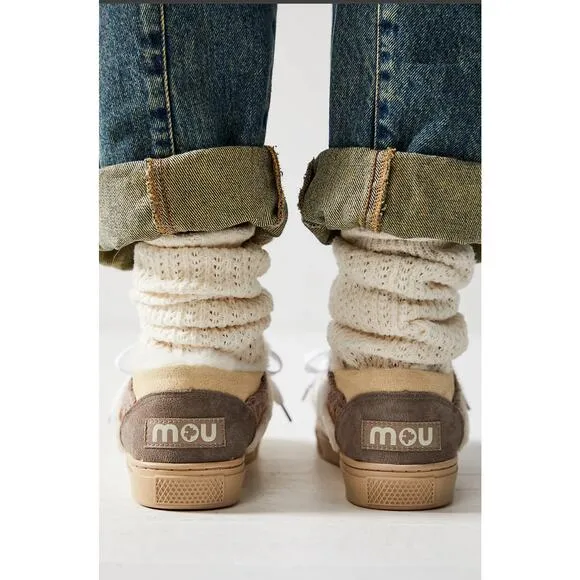 Mou Ava Shearling Sneakers - New Size US 8.5 (EU39)