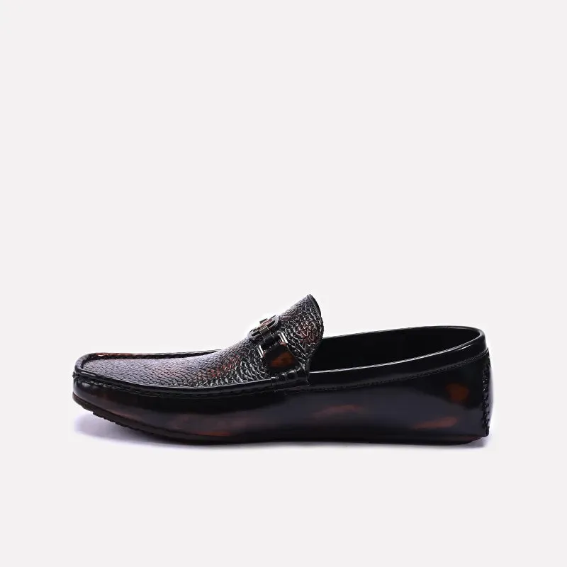 Mustard Textured Loafers 0130877