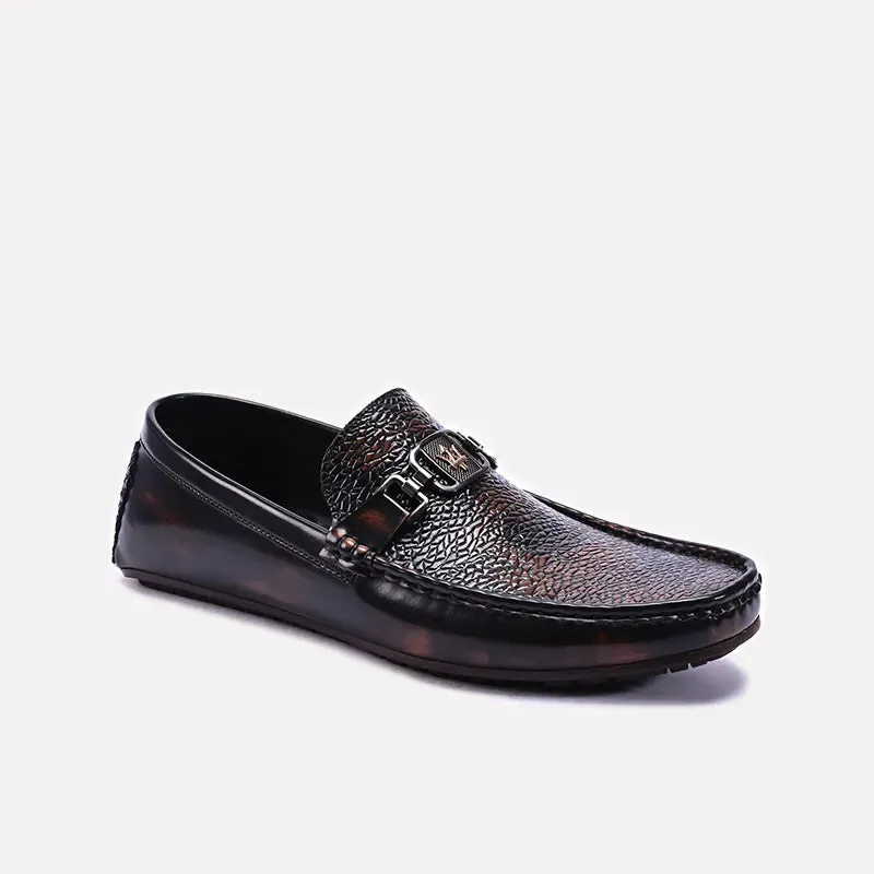 Mustard Textured Loafers 0130877